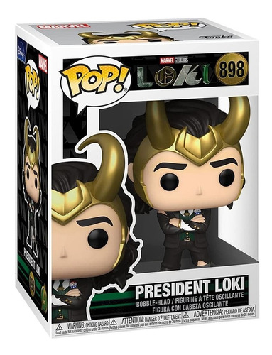 Boneco Funko Pop Presidente Loki 898 - Marvel Bobble Head