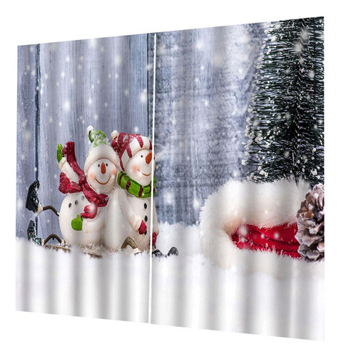 A 2 Conjunto De Cortinas De De Quarto De De Natal
