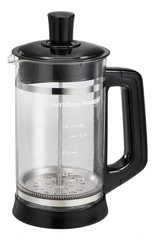 Cafetera Hamilton Beach 40400 Manual Negra Prensa Francesa