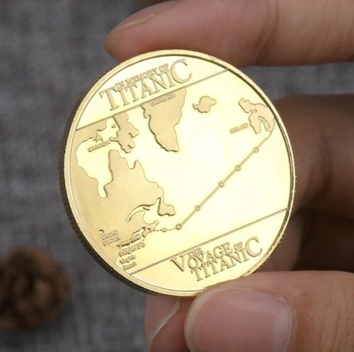 Imagen 8 de 10 de Moneda Conmemorativa Del Titanic Al32