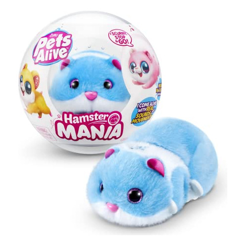 Pets Alive Hamstermania (azul) De Zuru Hamster, Mascota Elec