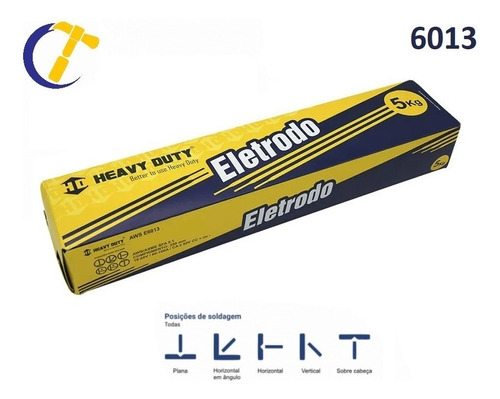 Eletrodo 6013 2.5mm Solda Eletrica 5kg - Heavy Duty