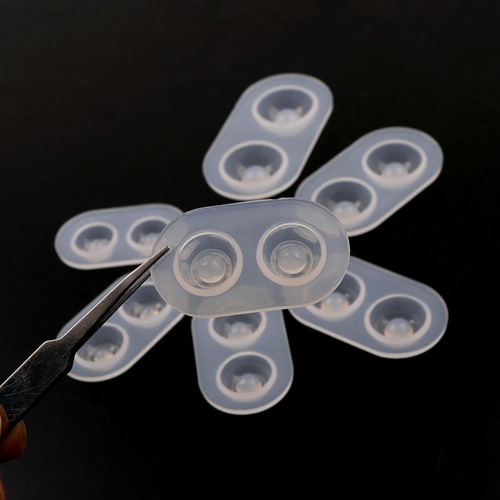 2 Moldes Para Ojos De Muñeca, Moldes Para Ojos De