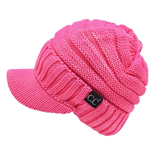 Gorros Sombreros Y Boinas Grueso Y Suave Rosado Talla Única