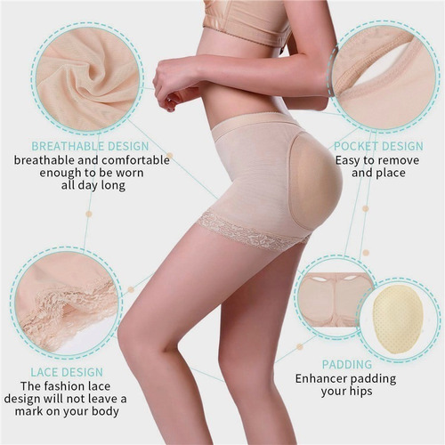Sexy Lifter Bragas Falsas Almohadilla De Espuma Acolchada Po