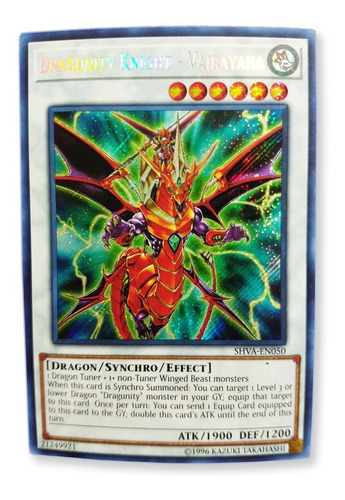 Yugi-oh! Dragunity Knight Vajrayana Shva-en050 Secret