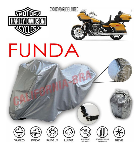 Cubre Moto Eua Broche + Ojillos Honda Cmx500 A Rebel