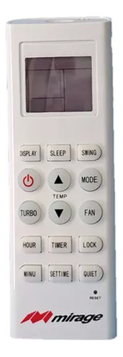 Control Remoto Original Marca Mirage Modelo Q17