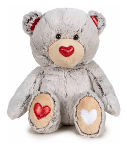 Peluche De Oso Love Message De Famosa Color Café
