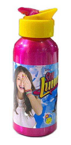 Botella De Aluminio C/pitillo 400 Ml Soy Luna