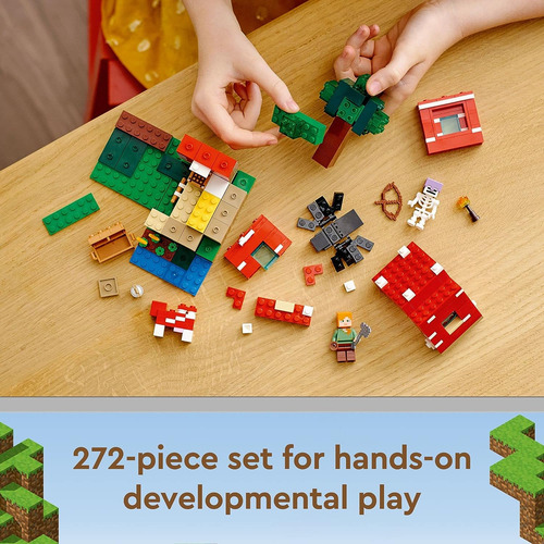 Lego Minecraft - Juego De La Casa De Hongos, 21179, Juguete