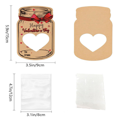 Tarros De 24 Uds. Para Tarjetas De San Valentín, Regalos