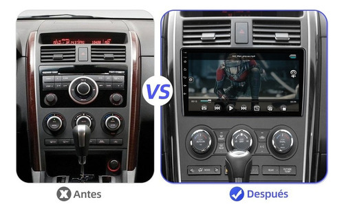Estéreo 2+32g Carplay For Mazda Cx9 2007-2015 Gps Rds Wifi