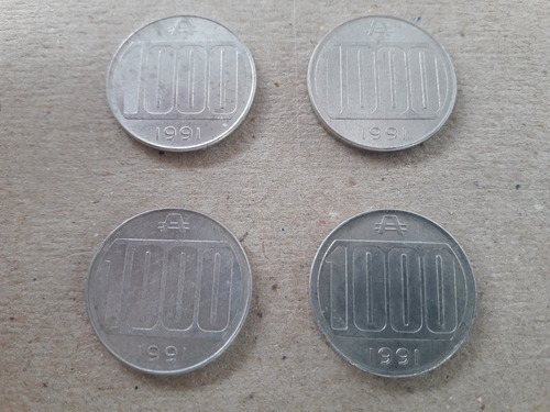 Moneda 1000 Australes 1991 Lote X 4