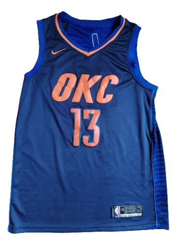 Jersey Basketball Oklahoma City Okc Nba Nike Talla M 