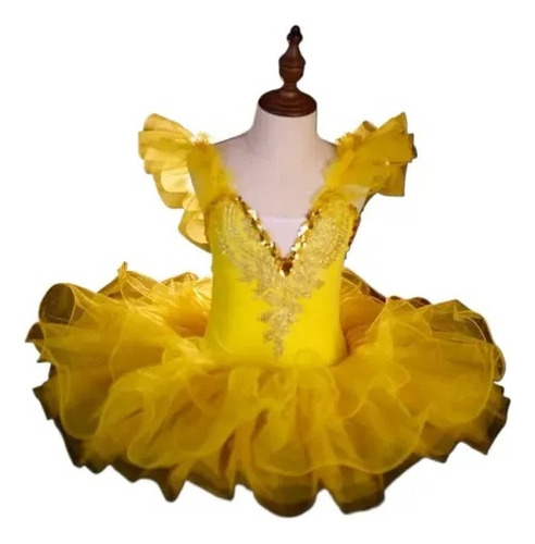 Regalos-q Vestido De Danza Con Tutú De Ballet Para Niños /