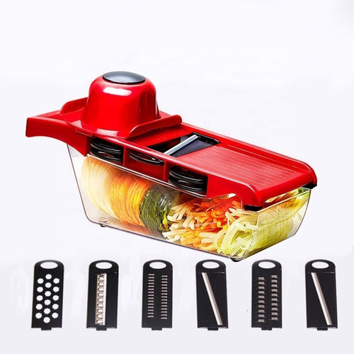 Imagen 6 de 10 de Mandolina Filoshark +cortador +rallador +verduras +pelapapas