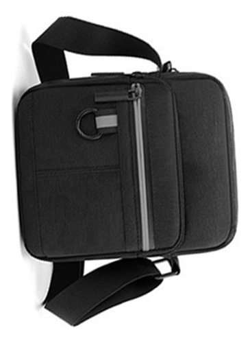 Bolso De Hombre Canvas Shoulder Messenger Black Tamaño Libre