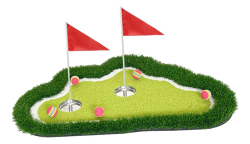 Juego De Juego Verde De Golf Flotante Mostín De Práctica