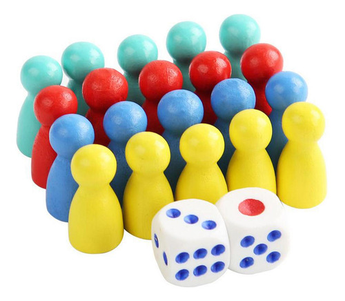 4 Juego De Ajedrez Con Peones De Colores 4 Piezas