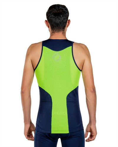 Imagen 3 de 4 de Jersey Triatlón Ciclismo Singlet Velocity