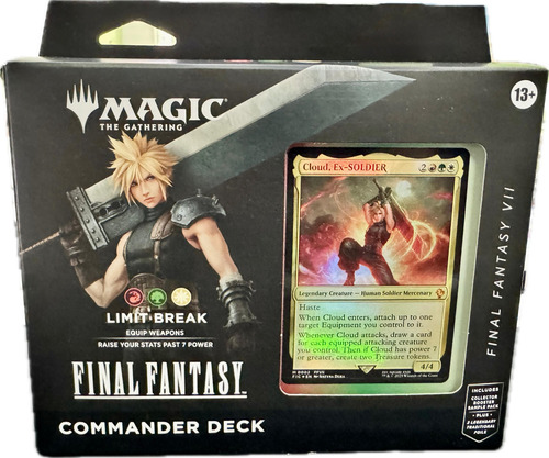 Commander Deck Final Fantasy Vii Limit Break Mtg Tcg