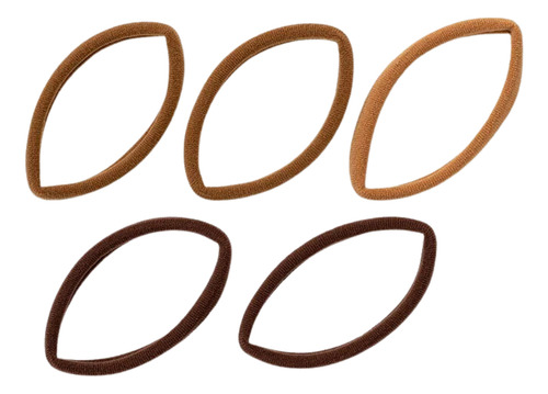 Elásticos Nude Grande De Cabelo 5 Unidades - Proart