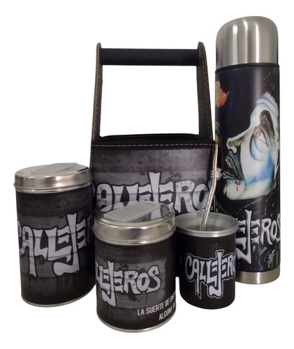 Set Matero Callejeros Personalizado Negro