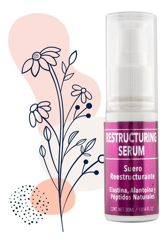 Serum Facial Reestructurante + Colageno + Vitamina E Prettan