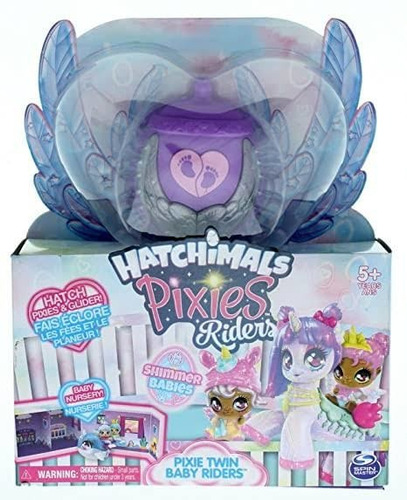 Hatchimals,pixie Twin Baby Riders,empaque Ligeramente Dañado (Reacondicionado)