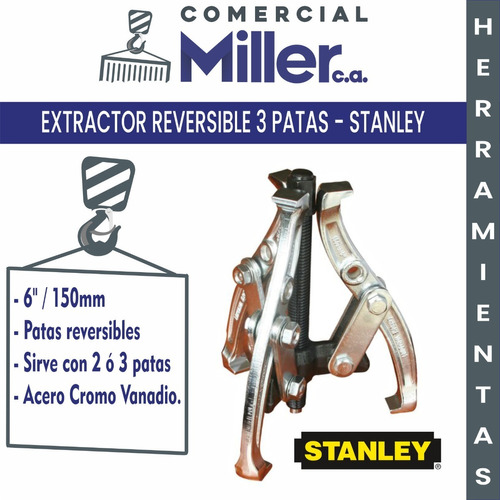 Extractor De 3 Patas 6  - Stanley 82-102