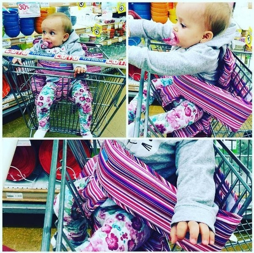 Imagen 4 de 4 de Silla Para Comer Bebe De Tela Portatil