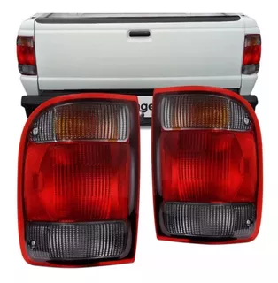 Juego X2 Par De Faros Traseros P/ Ford Ranger 2001 2002 2003 2004 Fume