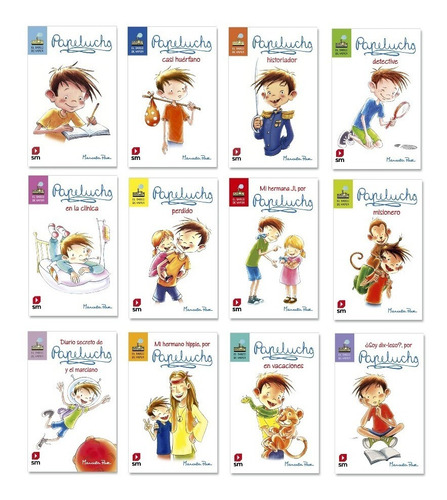 Pack Papelucho 12 Tomos Coleccion Completa Sm / Marcela Paz