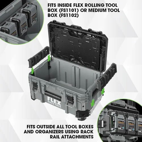 Stack Pack - Soporte De Batería Sistema De Almacenamie...