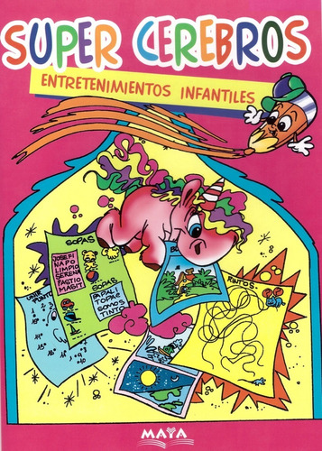 Imagen 1 de 10 de Libros De Entretenimiento Infantil - Super Cerebros X4