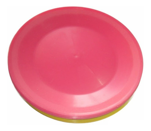 Imagen 3 de 5 de Plato Llano De Plastico 22 Cm Precio Por 10 Unidades
