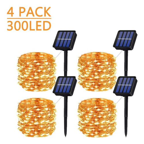 30 M Luces De Hadas Llevadas Solares Decoración Al Aire Libr