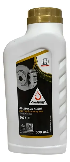 Fluido Freio Embreagem Dot 3 Original Honda Fit Civic Crv Wr