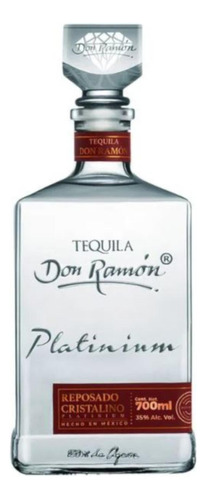 Pack De 4 Tequila Don Ramón Rep. Cristalino Platinum 700 Ml