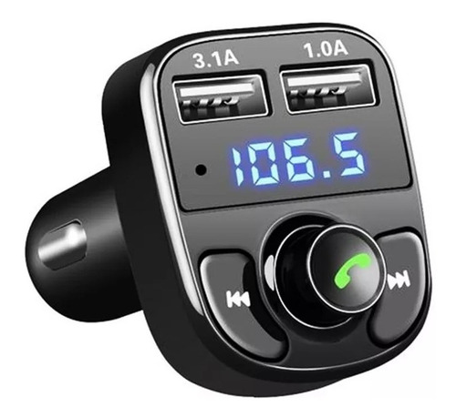 Transmisor Fm Bluetooth Adaptador X8 Mp3 Sd Cargador Carro