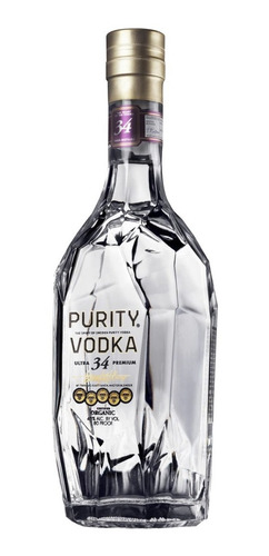 Vodka Purity Ultra 34 Premium 750ml Premiado 100 Puntos