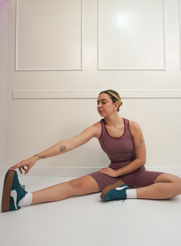 Conjunto Deportivo Calza Biker Pump Y Top Calce Perfecto