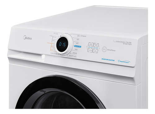 Lavadora Secadora 11 Kg 8 Kg Midea Mf100d110b Carga Frontal