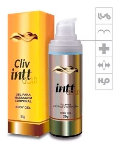 Gel Lubrificante Anestésico Anal Cliv Intt Gold Extra Forte