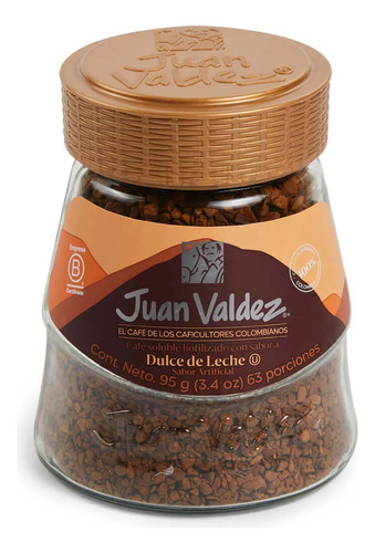 Café Juan Valdez 100% Colombiano Sabor Dulce De Leche 95 Gr