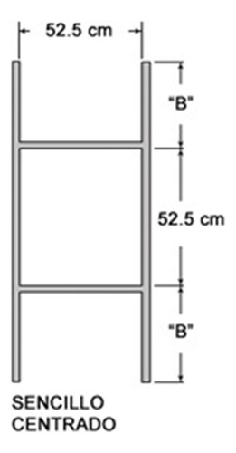 Contra Marco Para Caja De Válvulas Biofcmco 4p X 90cm 1 Pza