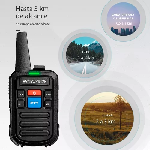 Walkie Talkie Para Ninos Recargable Radioaficionados