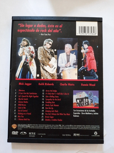 The Rolling Stones / Bridge To Babylon Tour 97-98./ Dvd