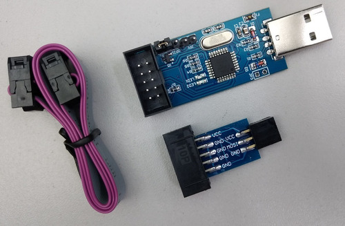Gravador Programador Usbasp Avr Atmel 8051 At89sxx E Similar